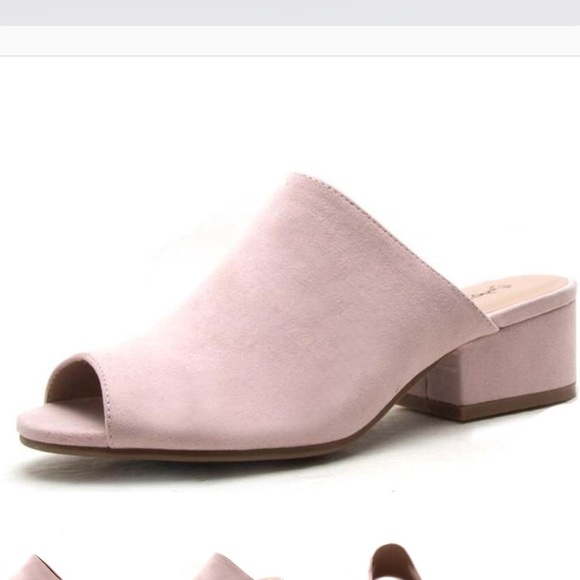 Restock💕 Bella Blush Chunky Heel Mule💕Sale - Picture 3 of 5